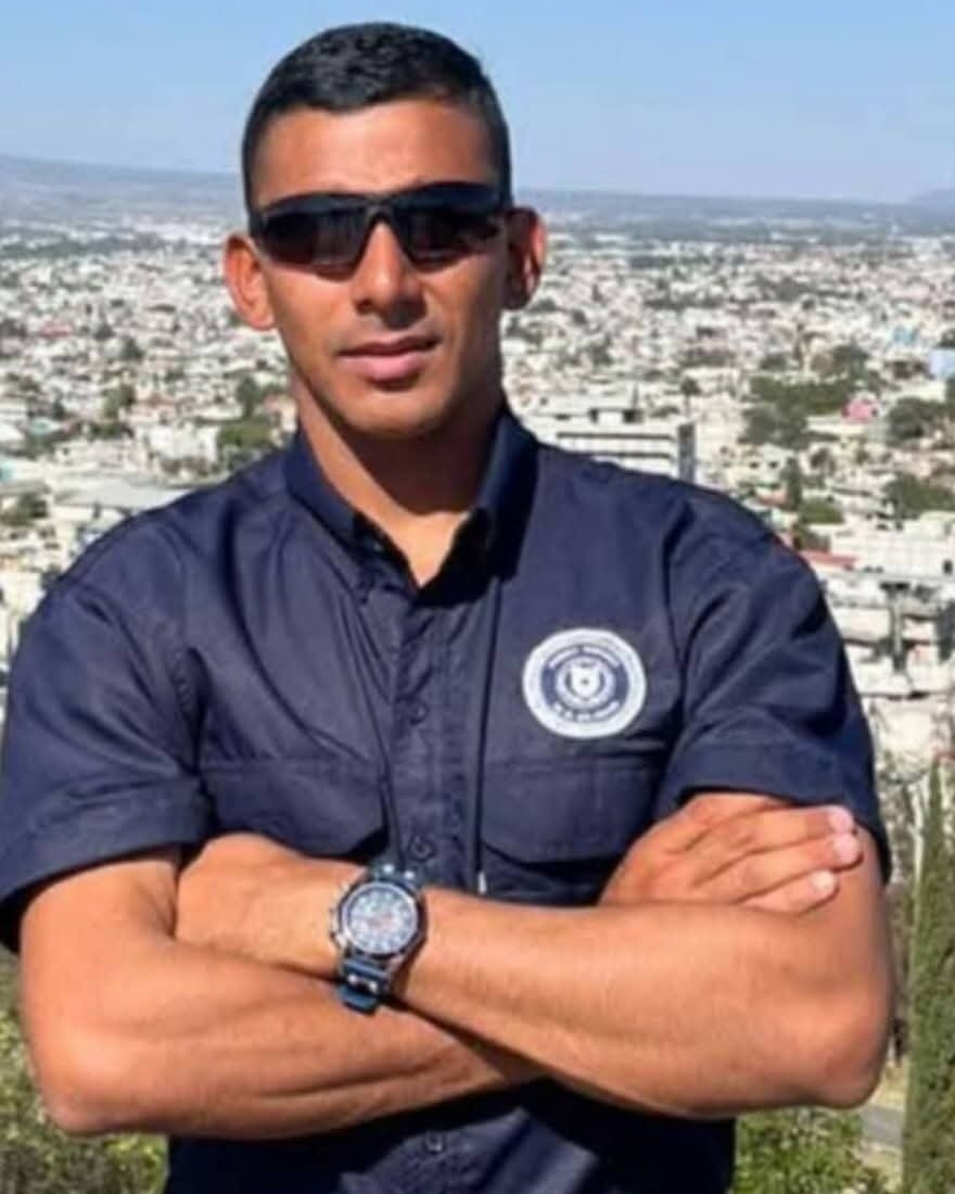 Álvaro Hernández Najarro, teniente de la Fuerza Naval, murió tras ser impactado por un motociclista en la carretera a Conchagua, La Unión. Foto: Cortesía.