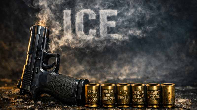 Cinco personas murieron por disparos de agentes de ICE y CBP entre 2025 y 2026. Conoce quiénes eran, dónde ocurrió y cómo impacta la política migratoria de Trump. IA