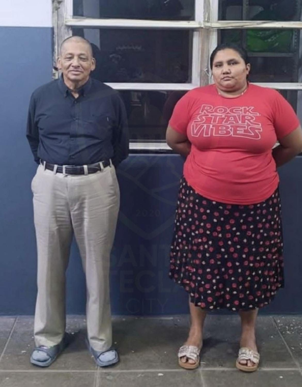 Dos ciudadanos hondureños fueron arrestados en la frontera El Amatillo al intentar movilizar de forma irregular a un menor de edad. Foto: PNC El Salvador