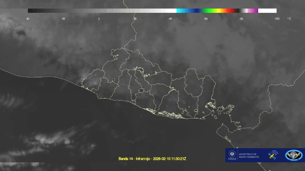 ¡Se acabó el frío! Las temperaturas comienzan a subir en El Salvador tras la salida del sistema de alta presión. ¡A hidratarse bien!