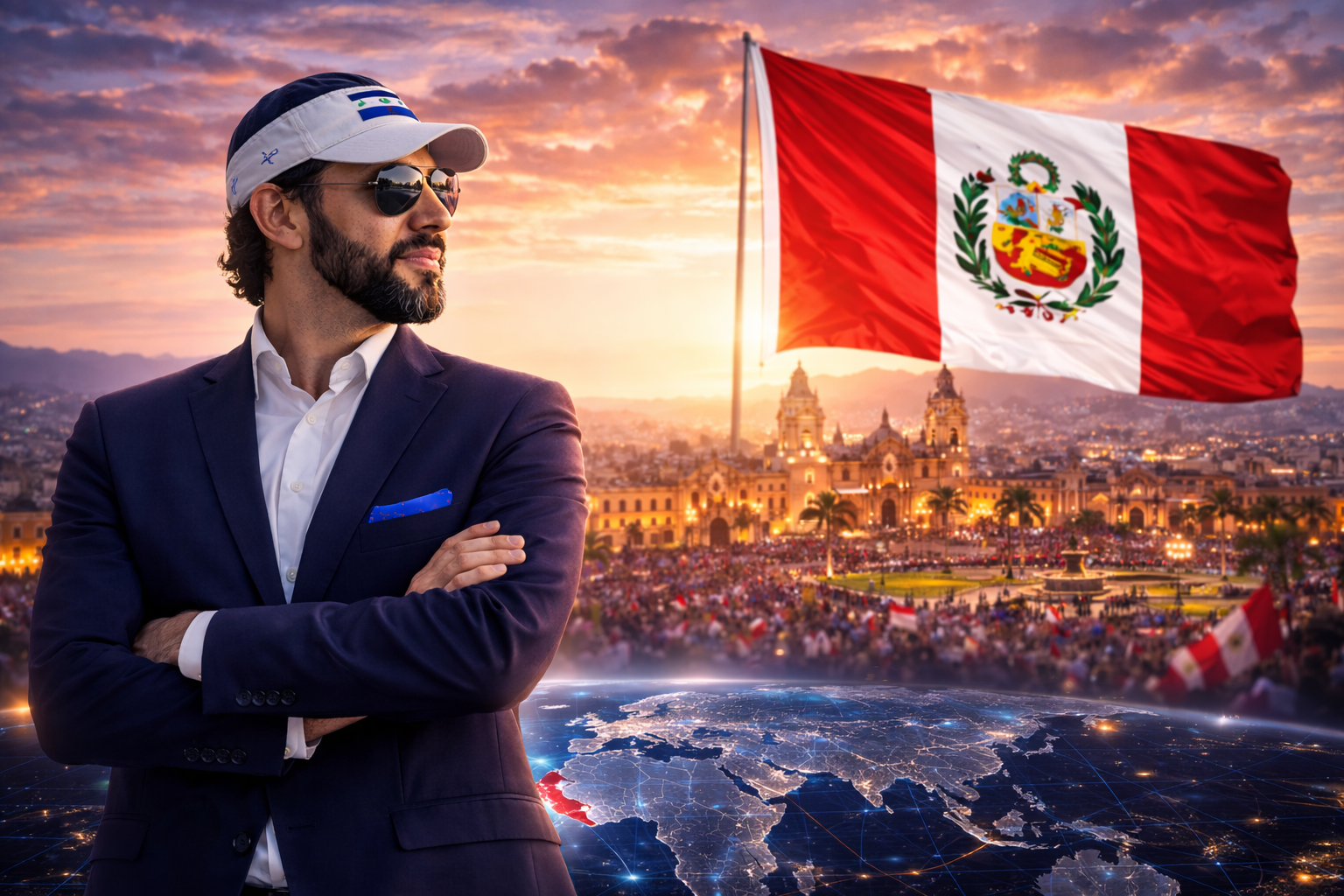 El presidente Nayib Bukele resaltó a Perú como un socio estratégico tras las manifestaciones masivas en Cajamarca que piden adoptar su modelo de seguridad. El mensaje generó una ola de apoyo en redes sociales. Foto: Ilustración.