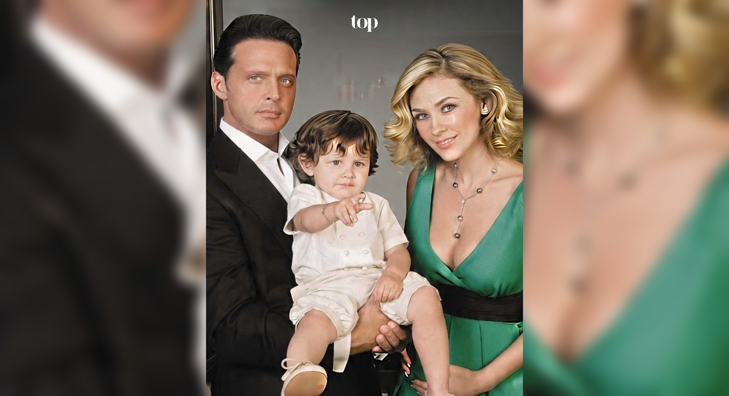 Miguel, el hijo de Aracely Arámbula y Luis Miguel, fue fotografiado en el aeropuerto. Las redes discuten si su rostro refleja más al "Sol de México" o a su madre. Foto: Ventaneando.