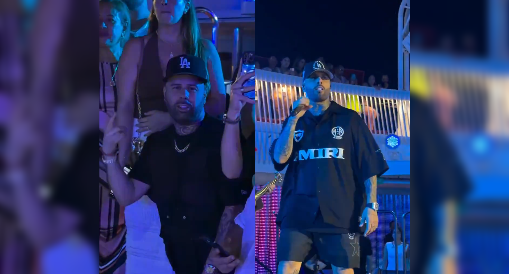 Un fanático de Nicky Jam se convirtió en el centro de atención en un concierto por su sorprendente parecido al artista. El video se hizo viral en redes sociales, generando memes y teorías. Foto: Cortesía.