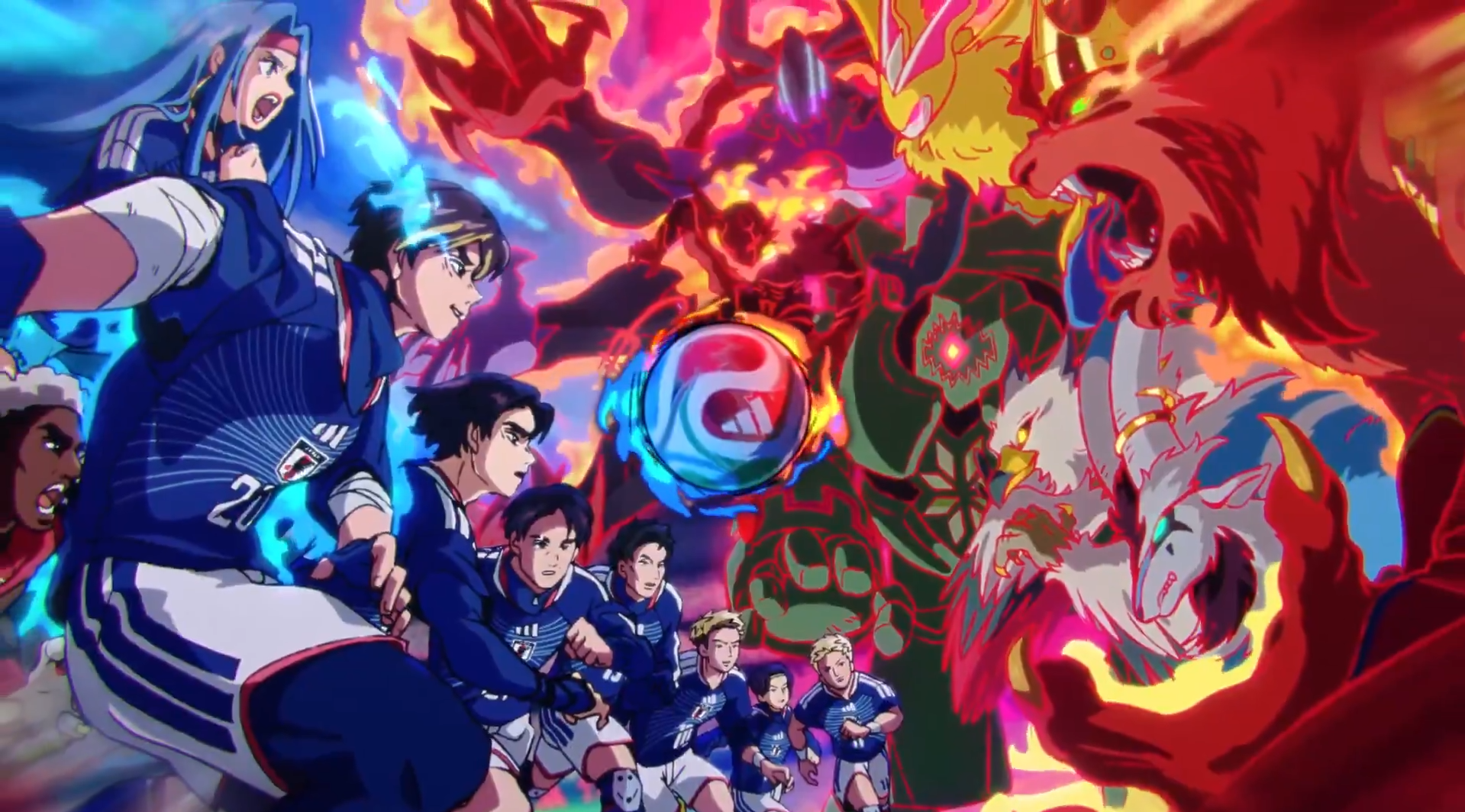 Japón sorprende al mundo con su uniforme "HORIZON" para el Mundial 2026, presentado en un video estilo anime con la voz de ADO. ¡Fútbol y cultura pop en su máxima expresión! Foto: Adidas.