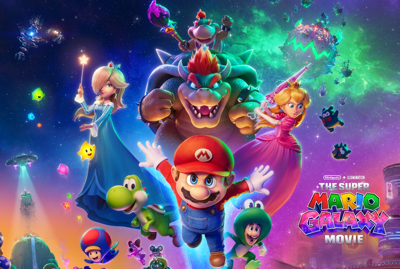 La película de Super Mario Galaxy desafía a la crítica especializada y rompe récords de taquilla en su primer fin de semana. Los fans celebran su éxito global. Foto: By Nintendo (March 10, 2026).
