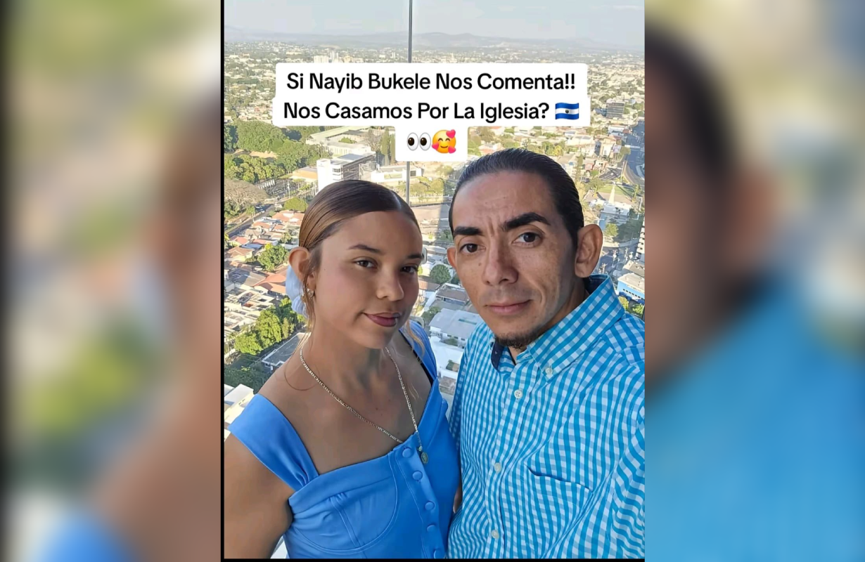 Una pareja de El Salvador retó al presidente Nayib Bukele en TikTok y recibió una respuesta inesperada: "Aprobado". Ahora su boda es patrocinada por empresas locales. ¡El poder de las redes! Foto: Cortesía.