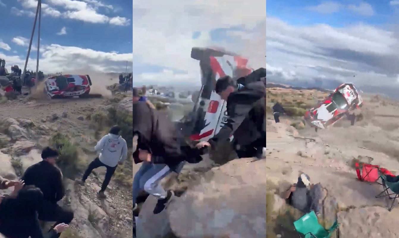 Un joven de 25 años perdió la vida en Córdoba, Argentina, al ser atropellado por un vehículo de competición durante el Rally Codasur. Las imágenes del momento conmocionan al mundo del deporte motor. Foto: Cortesía.