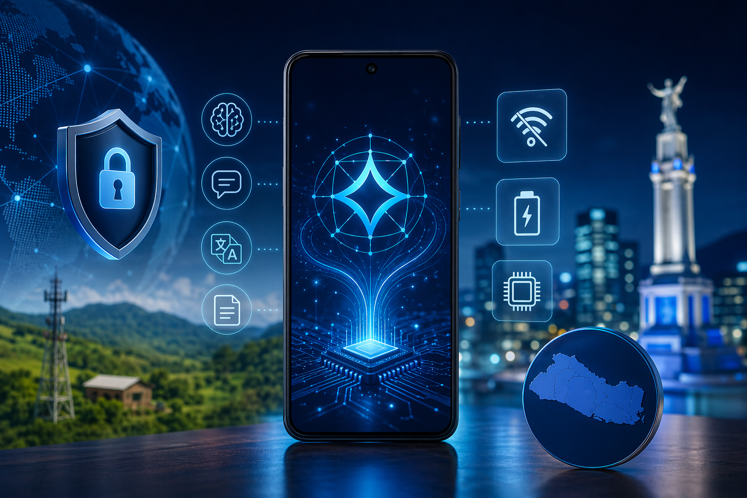 Google lanza Gemma 4, el primer modelo de inteligencia artificial local que funciona sin conexión a internet, revolucionando la privacidad y el rendimiento en dispositivos móviles. Ideal para El Salvador. Foto: Ilustración.