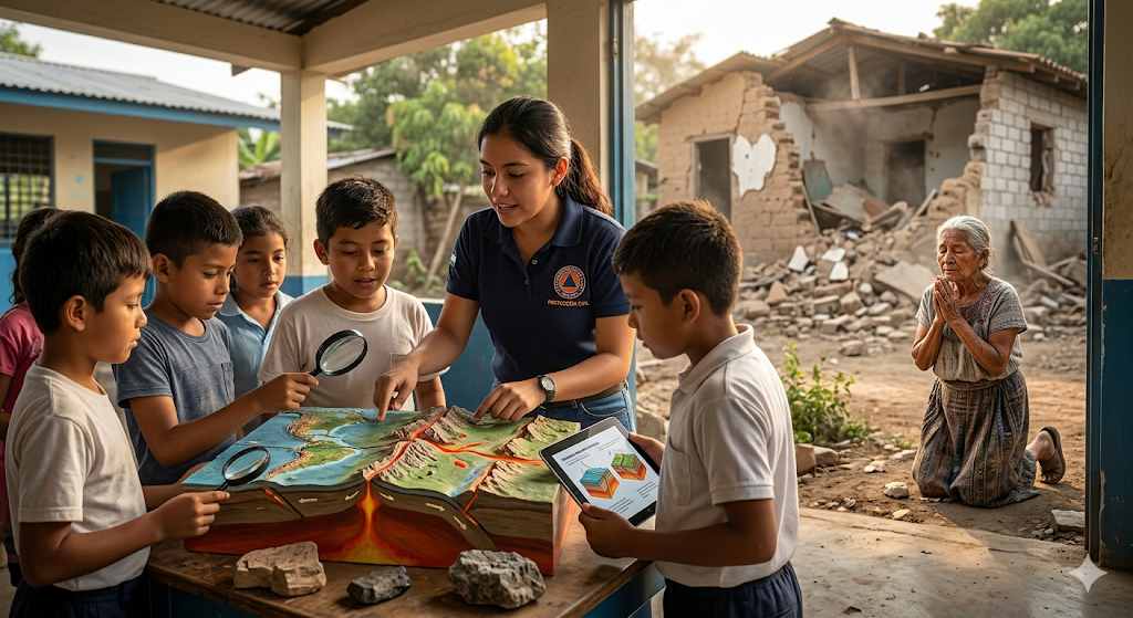¿Temblores por "castigo divino"? 🌍 Protección Civil plantea un cambio cultural desde la infancia: cambiar el mito por prevención y ciencia. IA