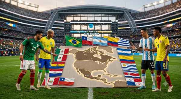 Los combinados internacionales de Latam disputan cada balón con máxima intensidad en el marco del torneo de fútbol más importante del año. IA