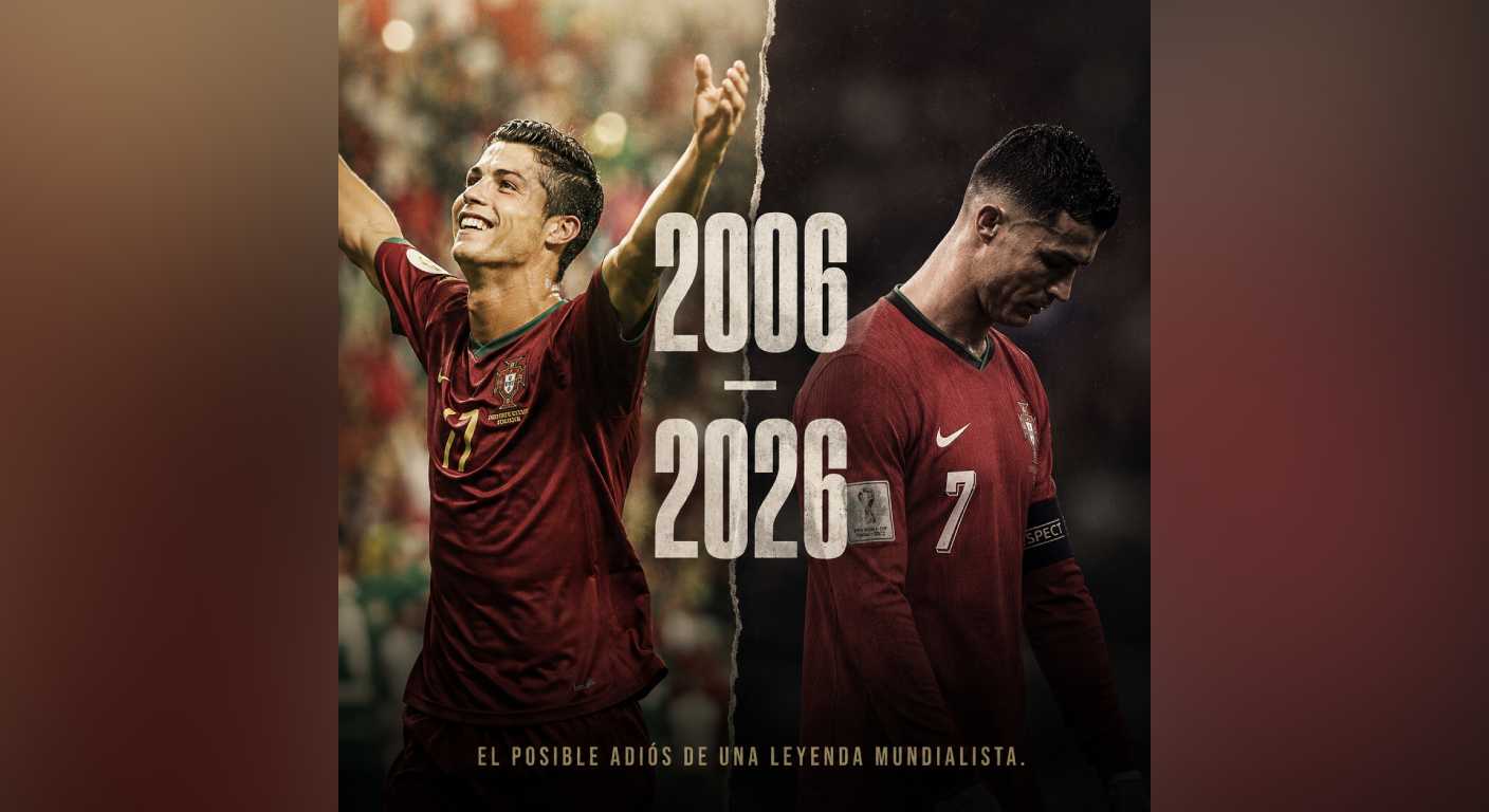 CR7 confirmó su adiós definitivo de las Copas del Mundo tras la eliminación de Portugal frente a España en Dallas.