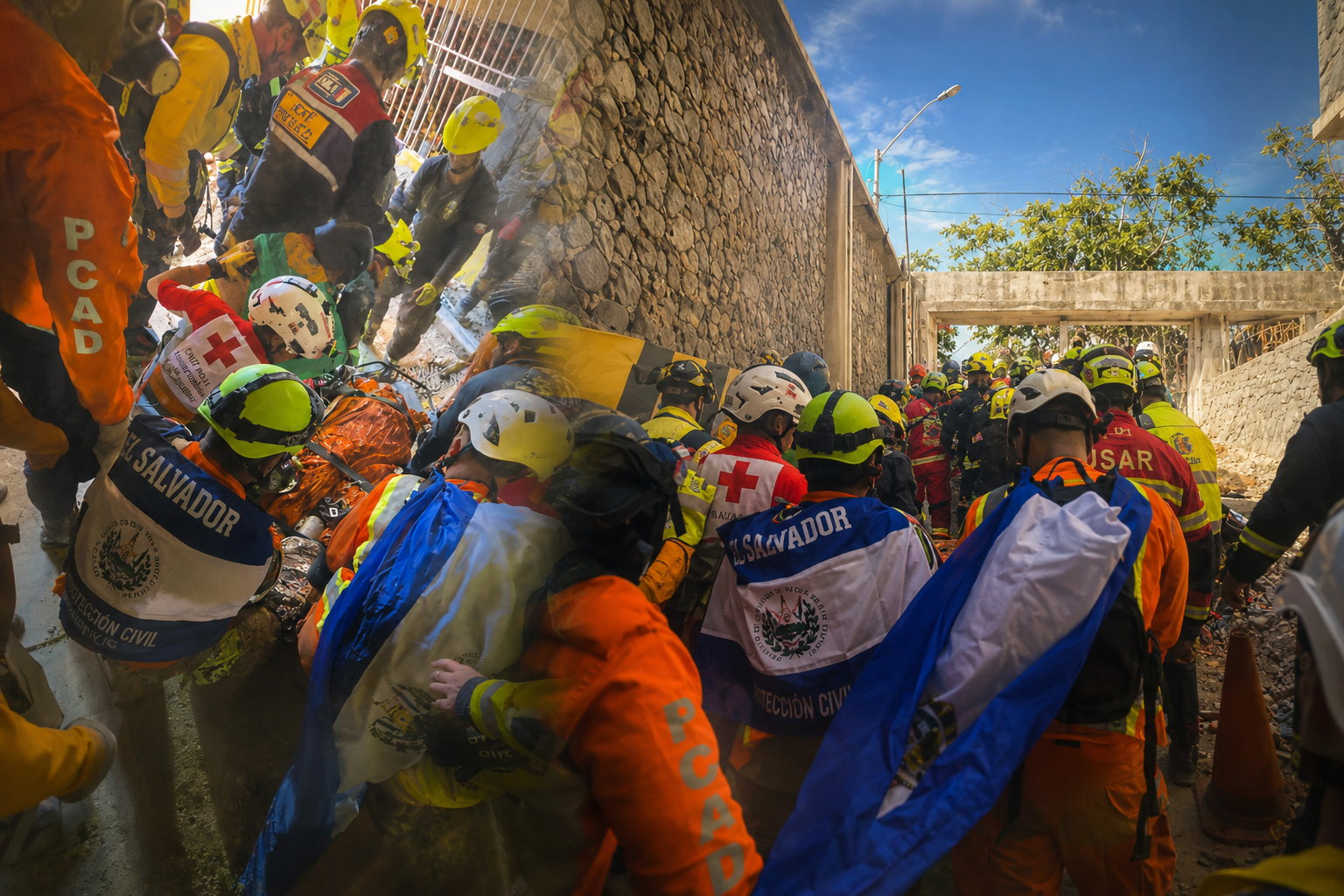 Un sobreviviente de 44 años, Hernán Alberto Gil Flores, fue rescatado con vida tras quedar atrapado en el centro comercial Galerías Playa Grande en Venezuela. La estructura colapsada requirió un operativo internacional. Foto: Captura de pantalla