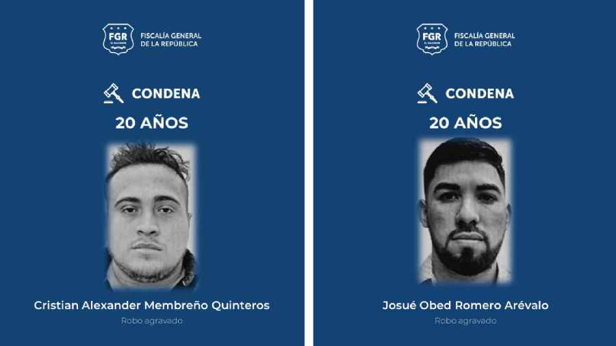 Dos asaltantes fueron condenados a 20 años de cárcel tras las investigaciones fiscales por robo en Zaragoza.